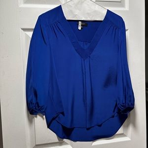 Babaton Silk Royal Blue Blouse